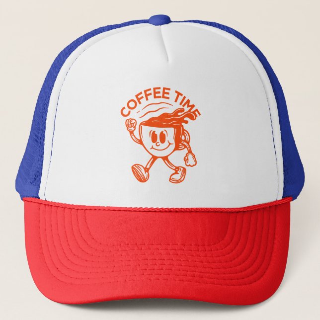 Casquette Coffee Time (Devant)
