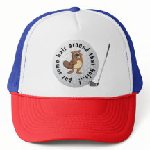 Coiffure de castor de Golfer amusant