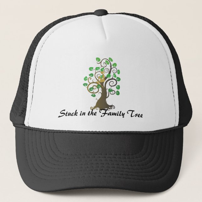 Casquette Coincé dans l'arbre généalogique (Devant)