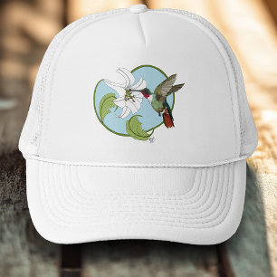 Casquette Colibri Lily Bleu Art Nouveau