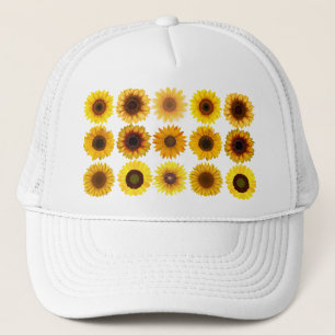 Casquette Collage de tournesol PERSONNALISABLE