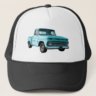 Casquette collecte de stepside du bleu '64 Chevy sur le