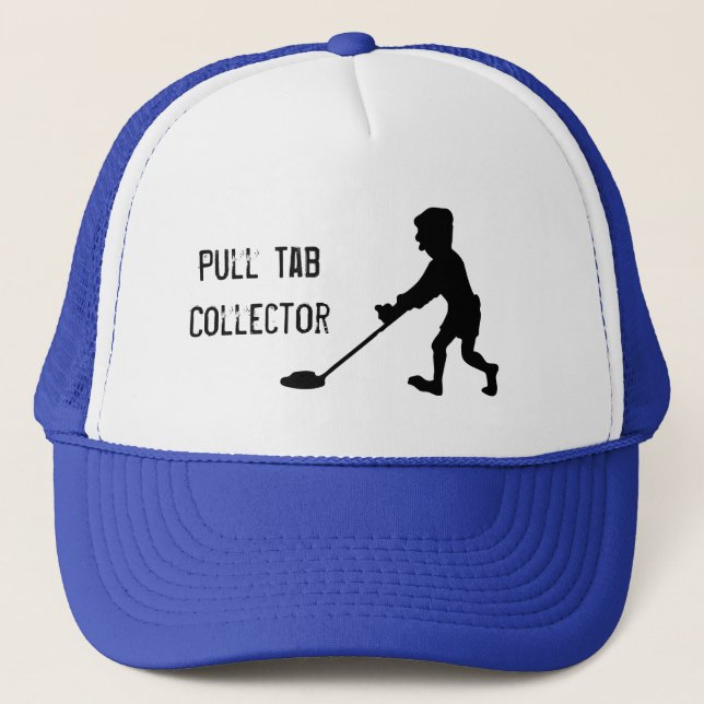Casquette Collecteur d'onglets Détecteur de métal Silhouette (Devant)