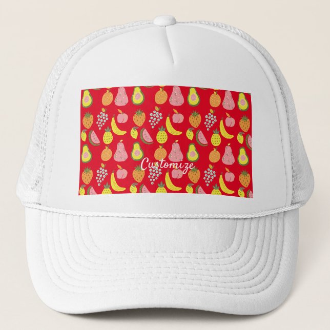 Casquette Collection de fruits assorés Thunder_Cove (Devant)