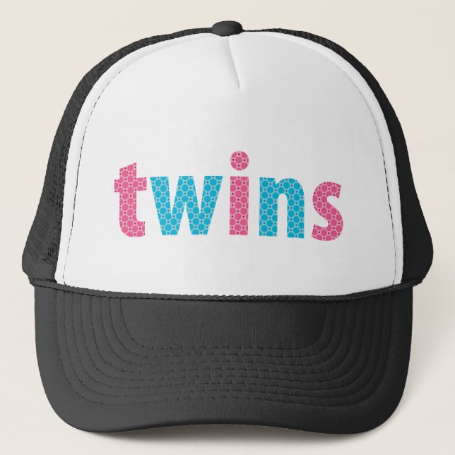 Casquette COLLECTION DE VINS - mélange {aqua + rose} (Devant)