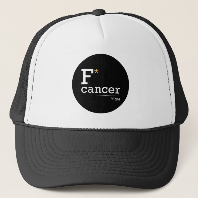 Casquette combat cancer camionneur chapeau (Devant)