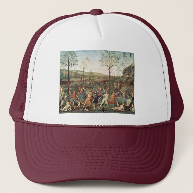Casquette Combat d'Amor contre la chasteté par Perugino (Devant)