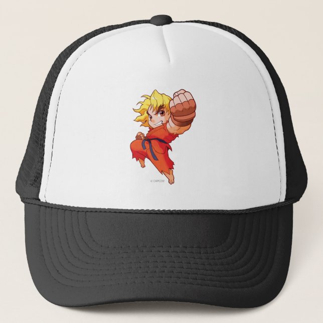 Casquette Combattant Ken de poche (Devant)