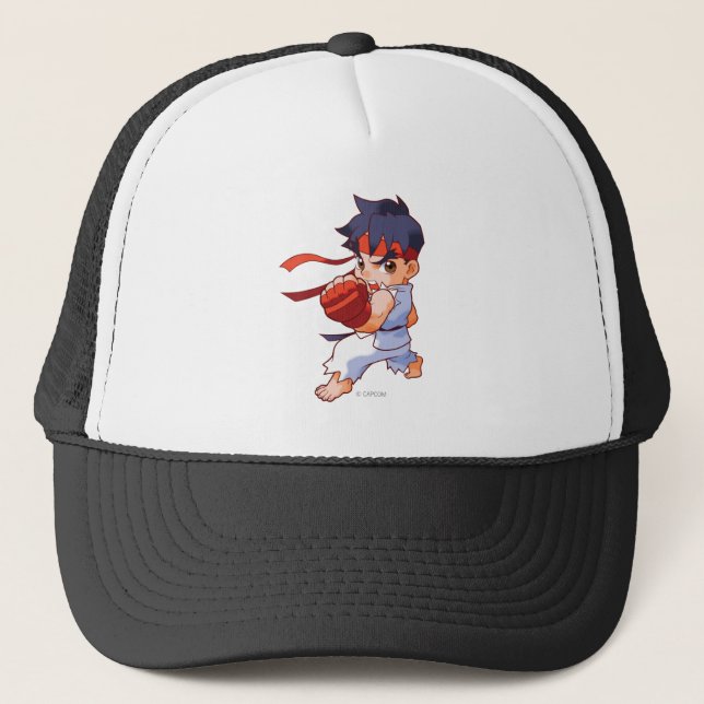 Casquette Combattant Ryu 2 de poche (Devant)