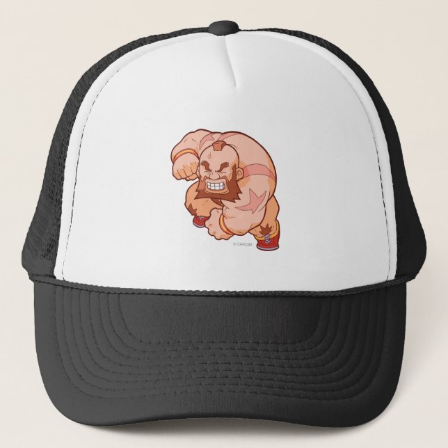 Casquette Combattant Zangief 2 de poche (Devant)