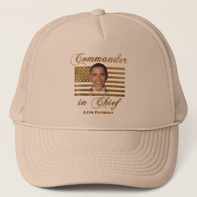 Casquette Commandant en chef, Barack Obama (Devant)