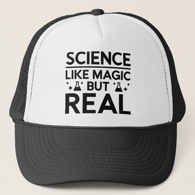 Casquette Comme la magie mais réel (Devant)