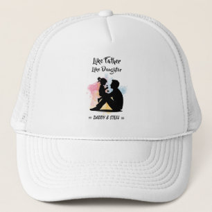 Casquette Comme père Comme fille - Nom personnalisé (2)