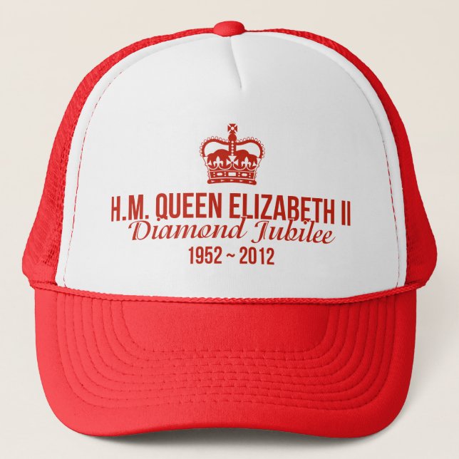 Casquette commémoratif de jubilé de diamant (Devant)