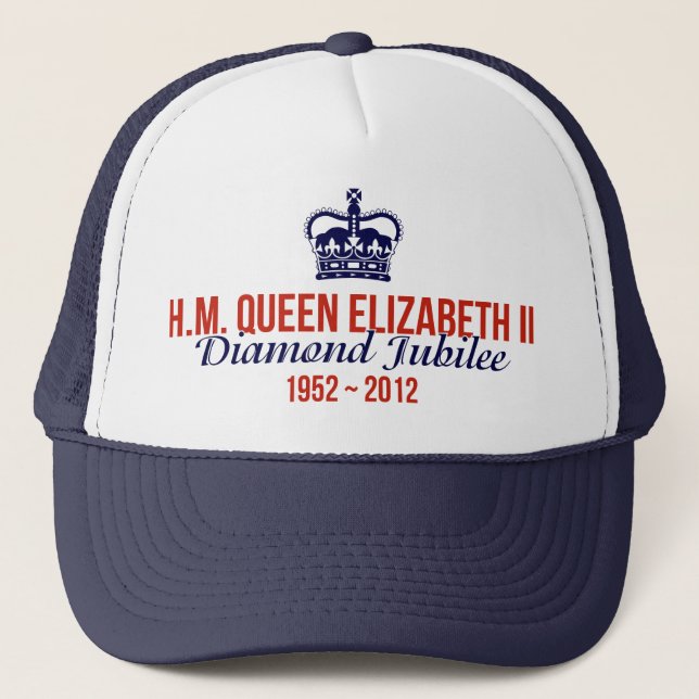 Casquette commémoratif de jubilé de diamant (Devant)