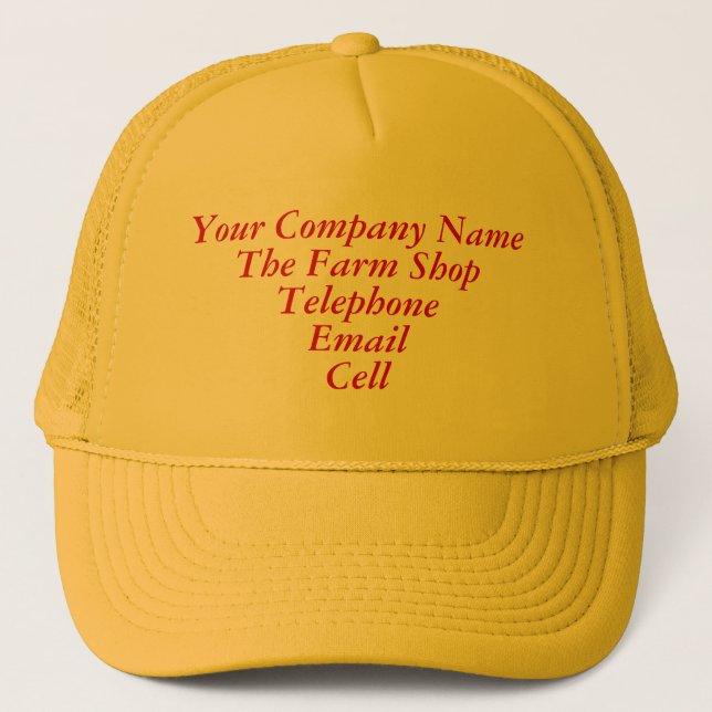 CASQUETTE COMMERCES - BOUTIQUES AGRICOLES (Devant)