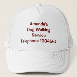 CASQUETTE COMMERCES, CHIEN QUI MARCHE.