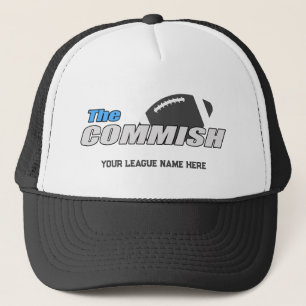 Casquette Commish Trucker Hat Custom Ajouter Nom de la ligue