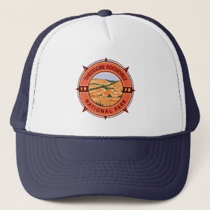 Casquette Compas rétro du parc national Theodore Roosevelt