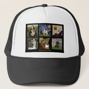 Casquette Composite de pug d'art célèbre #1