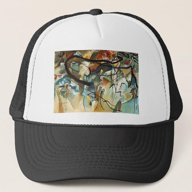 Casquette Composition Kandinsky V Peinture Abstraite (Devant)