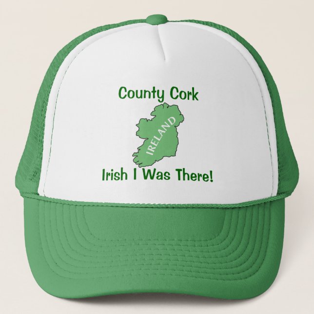 Casquette Comté Cork Irlande Trucker Hat (Devant)