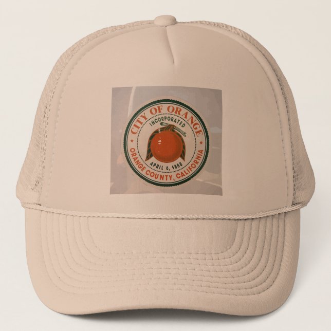 Casquette Comté d'Orange, Ca, Etats-Unis (Devant)