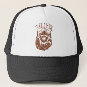 Casquette Conception d'aventure sauvage de montagne Bigfoot