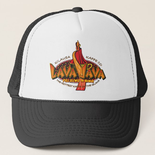 Casquette Conception de cercle de café LAVA-JAVA (Devant)
