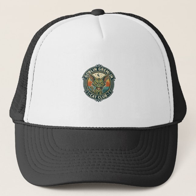 Casquette Conception de chat mignon de lutin gremlin - Gobel (Devant)
