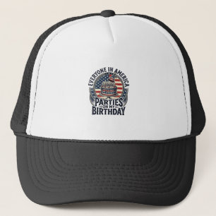 Casquette Conception de chemise de gâteau vintage pour fête 