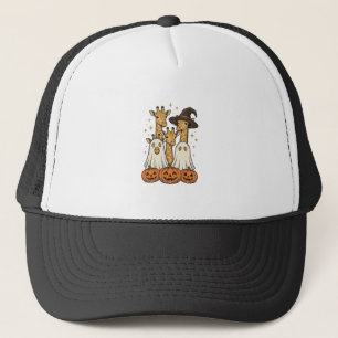 Casquette Conception de chemise fantôme de girafe de Hallowe