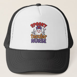 Casquette Conception de chemise fantôme Halloween Infirmière
