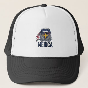 Casquette Conception de chemise Vintage Patriotic Eagle Meri