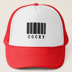 Casquette conception de code-barres prétentieuse