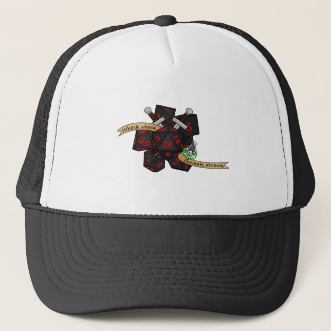 Casquette Conception de dés non fiables (Devant)