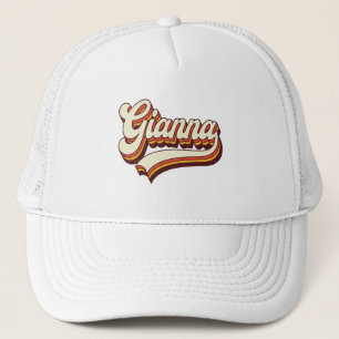 Casquette Conception de design vintage rétro Gianna des anné