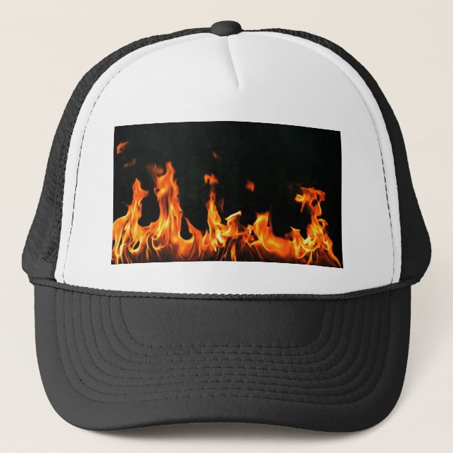 Casquette Conception de flamme (Devant)