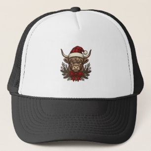 Casquette Conception de gravure vintage de vache des Highlan