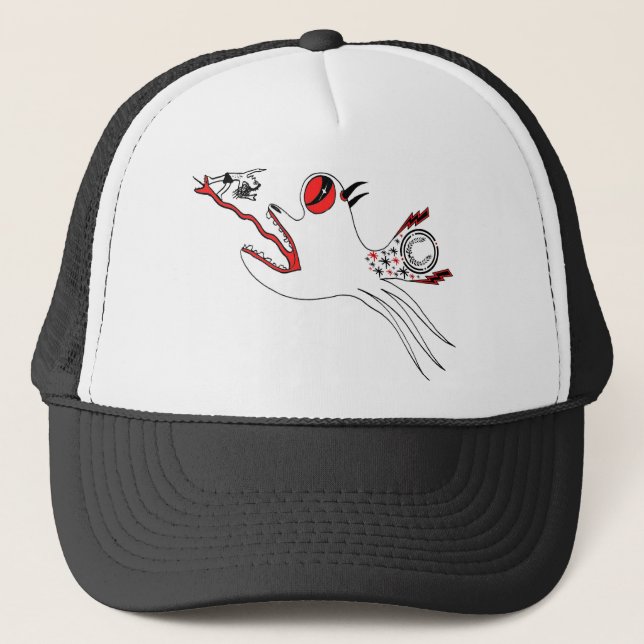 Casquette Conception de poissons de Sultanine (Devant)