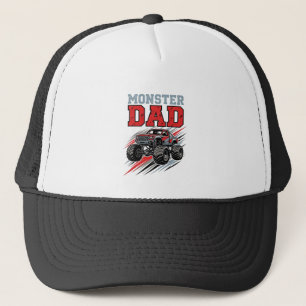 Casquette Conception de T-shirt de camion monstre vintage de