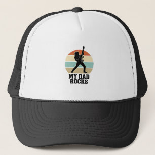 Casquette Conception de T-shirt de guitare vintage de couche