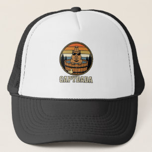 Casquette Conception de vecteur de baignoire à remous rétro