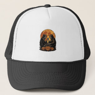 Casquette Conception de vecteur de citrouille d'Halloween de