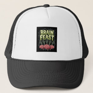 Casquette Conception de vecteur de mains de zombie de festin