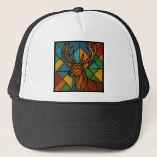 Casquette Conception de verre teinté de style Tiffany Cerf V