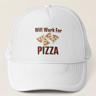 Casquette Conception des tranches de pizza