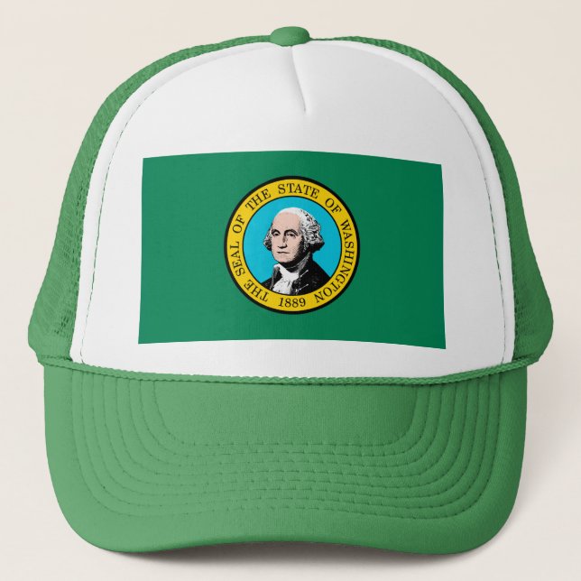 Casquette Conception du drapeau de l'État de Washington (Devant)