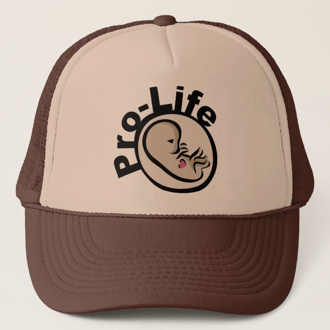 Casquette Conception du foetus pro-vie (Devant)