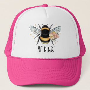 Casquette Conception Florale de Fleur Mignonne Abeille Inspi